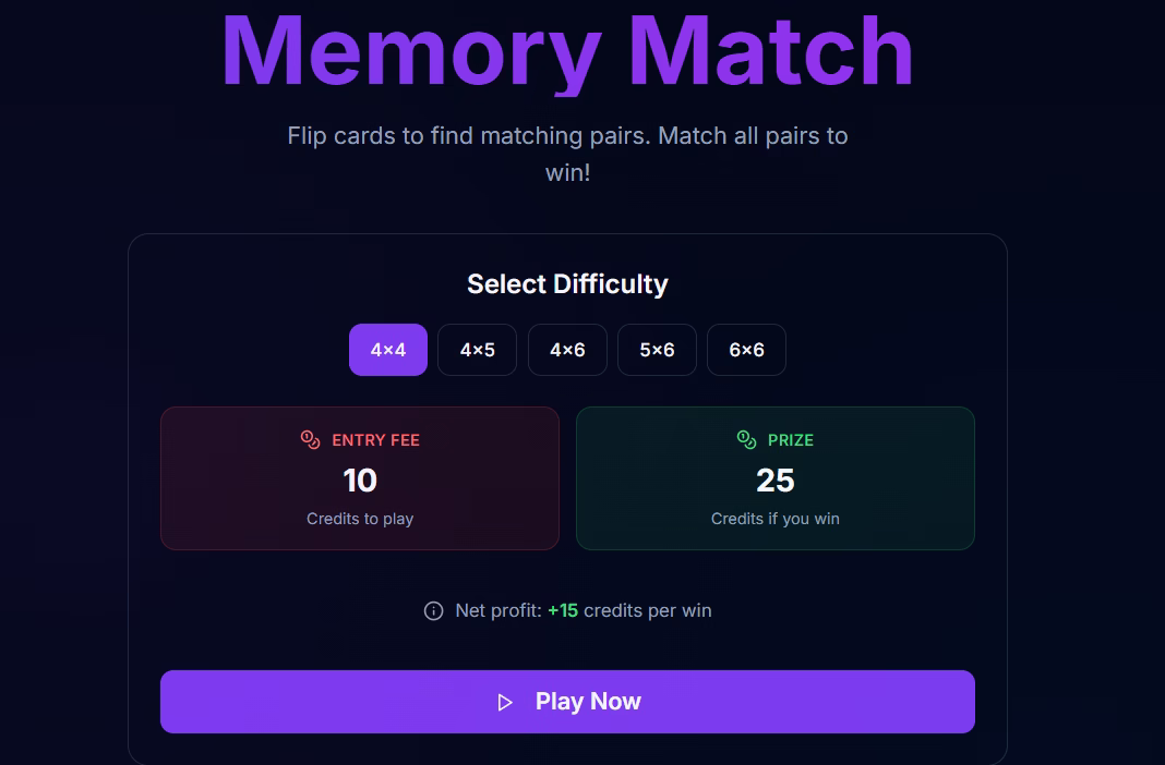 memory quest game